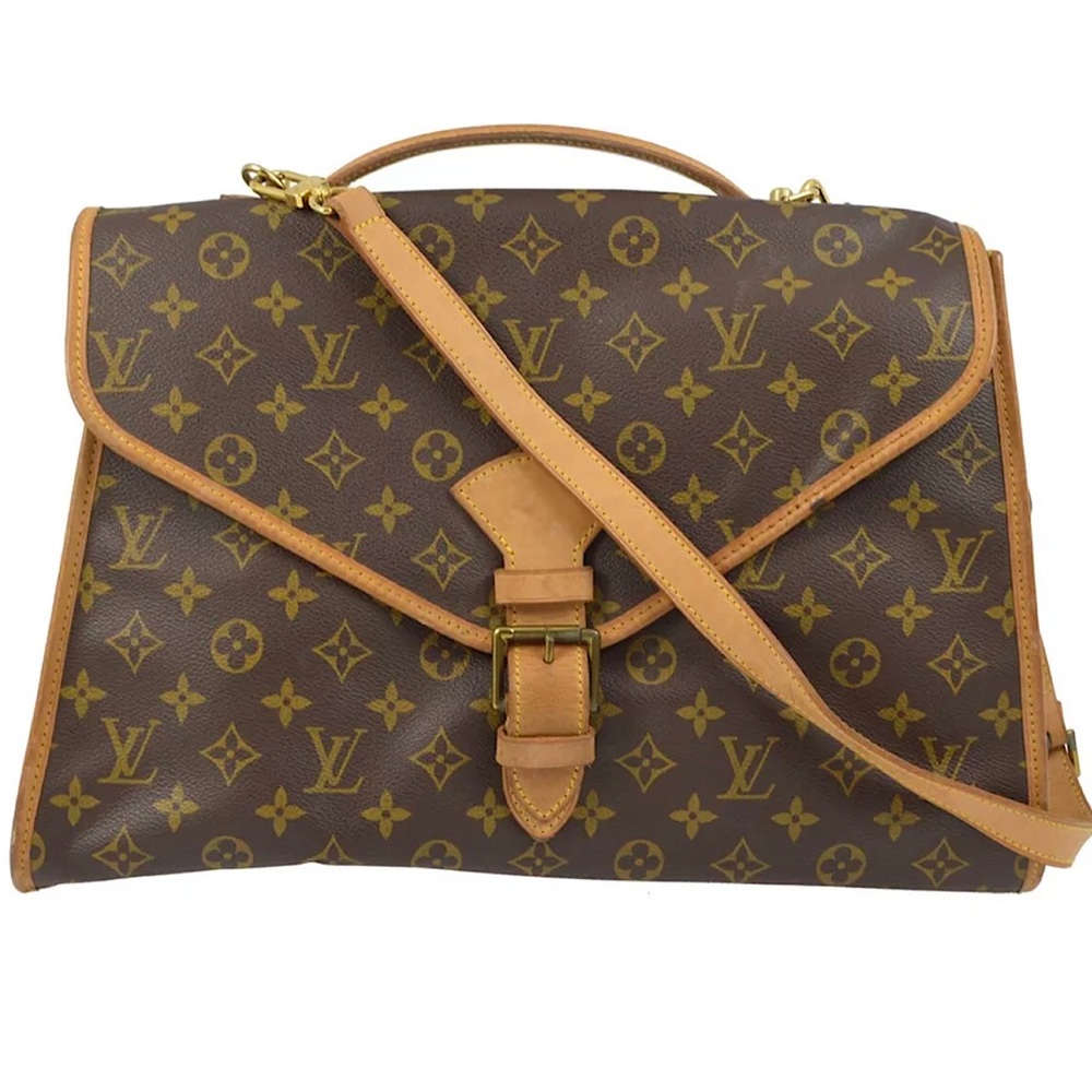 Xtra Pics VINTAGE LOUIS VUITTON Beverly Business Laptop Computer Shoulder Bag